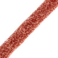Scalamandre Safari Tweeded Chenille A Rose/Gold/Green Trim PL44490411