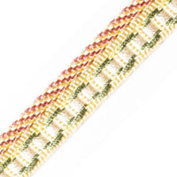 Scalamandre Safari Piping With Tape Rose/Gold/Green Trim PL44560411