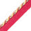 Scalamandre Safari Cord With Tape C Rose/Gold/Green Trim PL44660411