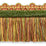 Scalamandre Safari Fringe With Chenille Sage/Rose Trim PL44230412