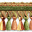 Scalamandre Safari Tassel Fringe Chenille Sage/Rose Trim PL44240412