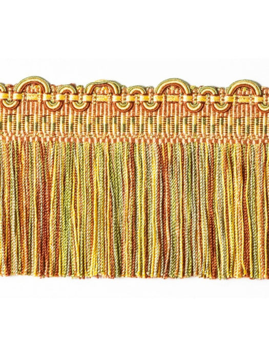 Scalamandre Safari Cut Fringe Sage/Rose Trim Sample PL44430412