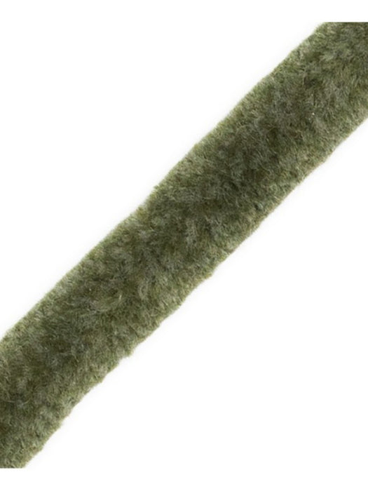 Scalamandre Safari Tweeded Chenille B Sage/Rose Trim Sample PL44500412