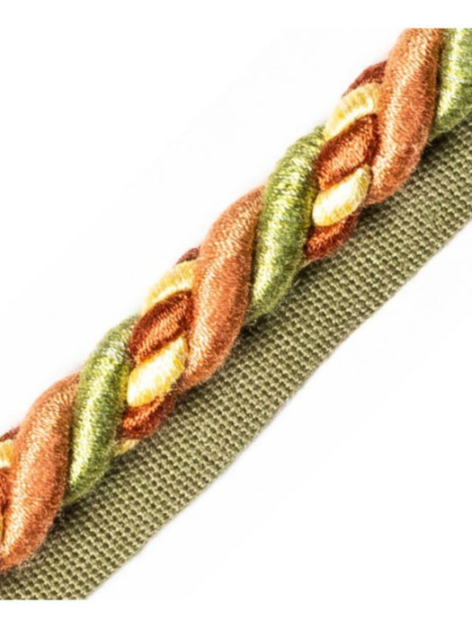 Scalamandre Safari Cord With Tape A Sage/Rose Trim PL44590412