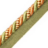 Scalamandre Safari Cord With Tape B Sage/Rose Trim PL44640412