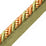 Scalamandre Safari Cord With Tape B Sage/Rose Trim PL44640412