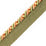 Scalamandre Safari Cord With Tape C Sage/Rose Trim PL44660412