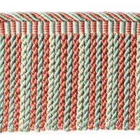 Scalamandre Safari Bullion Fringe A Rose/Blue Trim PL44120413