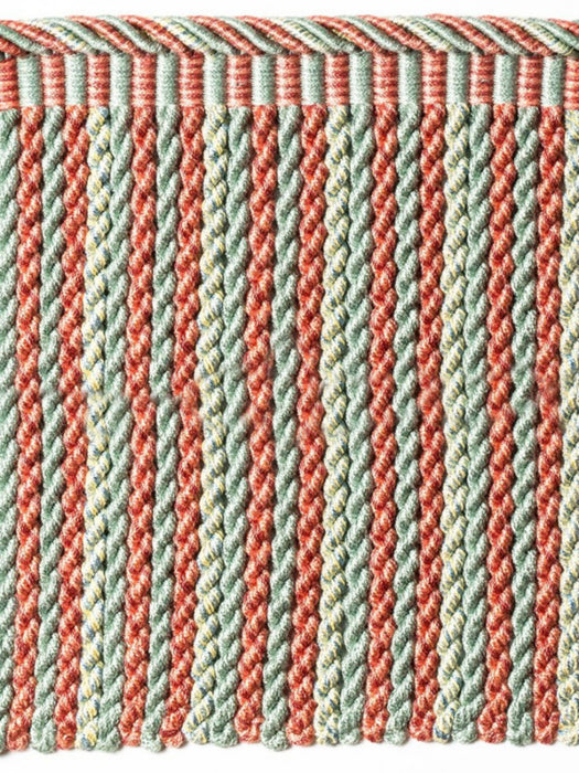 Scalamandre Safari Bullion Fringe B Rose/Blue Trim Sample PL44200413