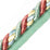 Scalamandre Safari Cord With Tape A Rose/Blue Trim PL44590413