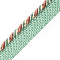 Scalamandre Safari Cord With Tape C Rose/Blue Trim PL44660413