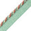Scalamandre Safari Cord With Tape C Rose/Blue Trim PL44660413