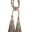 Scalamandre Safari Cut Fringe Tieback A Rose/Blue Trim PL44770413