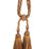 Scalamandre Safari Cut Fringe Tieback A Claret/Rose Trim PL44770414
