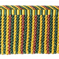 Scalamandre Safari Bullion Fringe A Hunter/Bordeaux Trim PL44120415