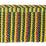 Scalamandre Safari Bullion Fringe A Hunter/Bordeaux Trim PL44120415