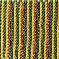 Scalamandre Safari Bullion Fringe B Hunter/Bordeaux Trim PL44200415