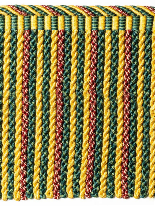 Scalamandre Safari Bullion Fringe B Hunter/Bordeaux Trim Sample PL44200415