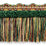 Scalamandre Safari Fringe With Chenille Hunter/Bordeaux Trim PL44230415
