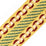 Scalamandre Safari Galon Hunter/Bordeaux Trim PL44460415