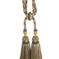 Scalamandre Safari Cut Fringe Tieback A Hunter/Bordeaux Trim PL44770415