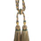 Scalamandre Safari Cut Fringe Tieback A Hunter/Bordeaux Trim PL44770415