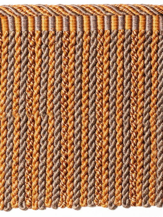 Scalamandre Safari Bullion Fringe B Slate/Clay Trim Sample PL44200416