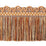 Scalamandre Safari Cut Fringe Slate/Clay Trim PL44430416