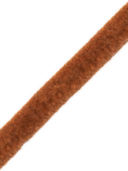 Scalamandre Safari Tweeded Chenille A Slate/Clay Trim Sample PL44490416
