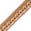 Scalamandre Safari Piping With Tape Slate/Clay Trim PL44560416