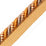 Scalamandre Safari Cord With Tape B Slate/Clay Trim PL44640416