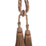 Scalamandre Safari Cut Fringe Tieback A Slate/Clay Trim PL44770416