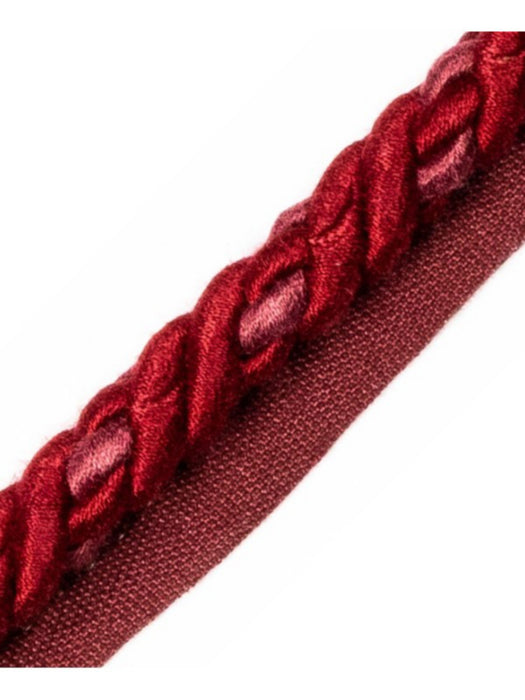 Scalamandre Safari Cord With Tape A Garnet Trim Sample PL44590417