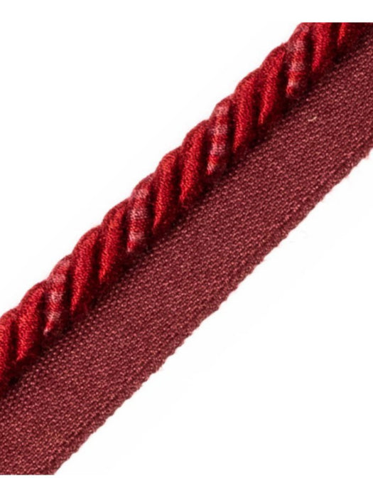 Scalamandre Safari Cord With Tape B Garnet Trim Sample PL44640417