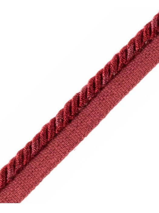 Scalamandre Safari Cord With Tape C Garnet Trim PL44660417