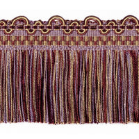 Scalamandre Safari Cut Fringe Amthy/Burg/Multi Trim PL44430418