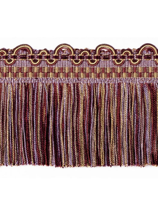 Scalamandre Safari Cut Fringe Amthy/Burg/Multi Trim PL44430418