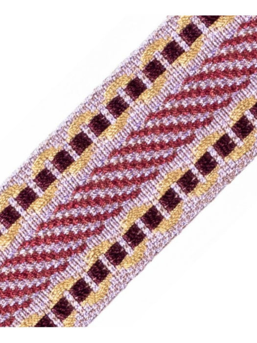 Scalamandre Safari Galon Amthy/Burg/Multi Trim PL44460418
