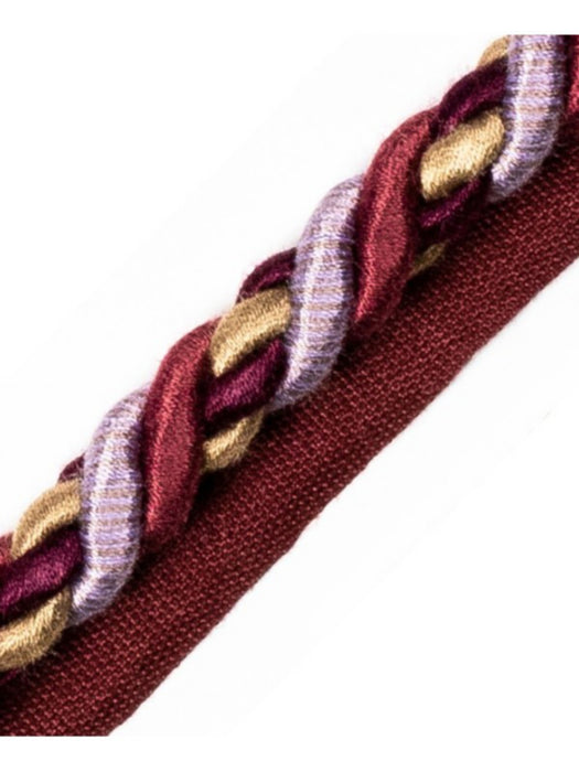 Scalamandre Safari Cord With Tape A Amthy/Burg/Multi Trim PL44590418