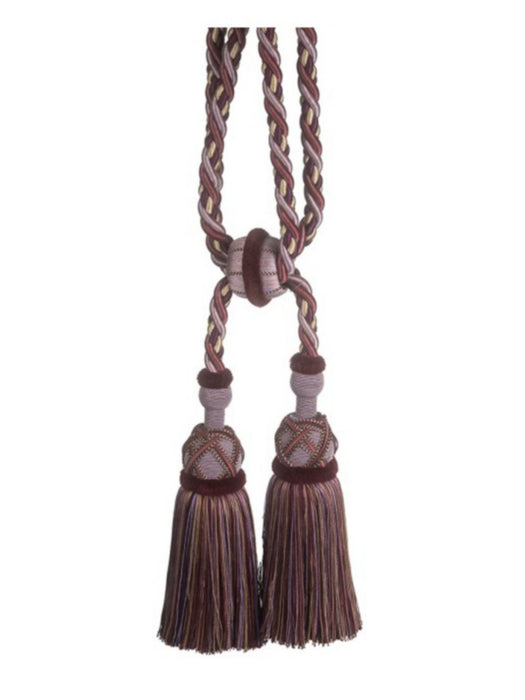 Scalamandre Safari Cut Fringe Tieback A Amthy/Burg/Multi Trim Sample PL44770418