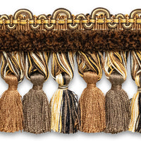 Scalamandre Safari Tassel Fringe Chenille Bronze Trim PL44240419