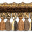 Scalamandre Safari Tassel Fringe Chenille Bronze Trim PL44240419
