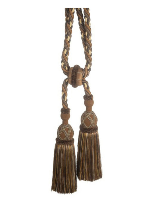 Scalamandre Safari Cut Fringe Tieback A Bronze Trim Sample PL44770419