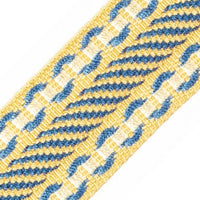Scalamandre Safari Galon Royal Blue / Gold Trim PL44460420