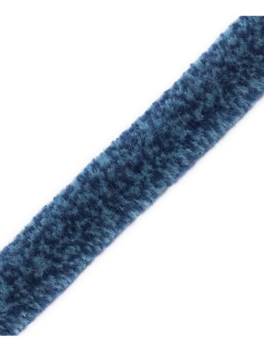 Scalamandre Safari Tweeded Chenille B Royal Blue Trim Sample PL44500420