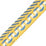 Scalamandre Safari Piping With Tape Royal Blue / Gold Trim PL44560420