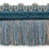 Scalamandre Safari Fringe With Chenille Teal Trim PL44230421