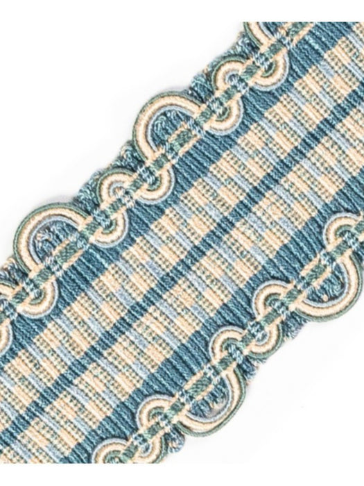 Scalamandre Safari Braid Teal Trim PL44410421