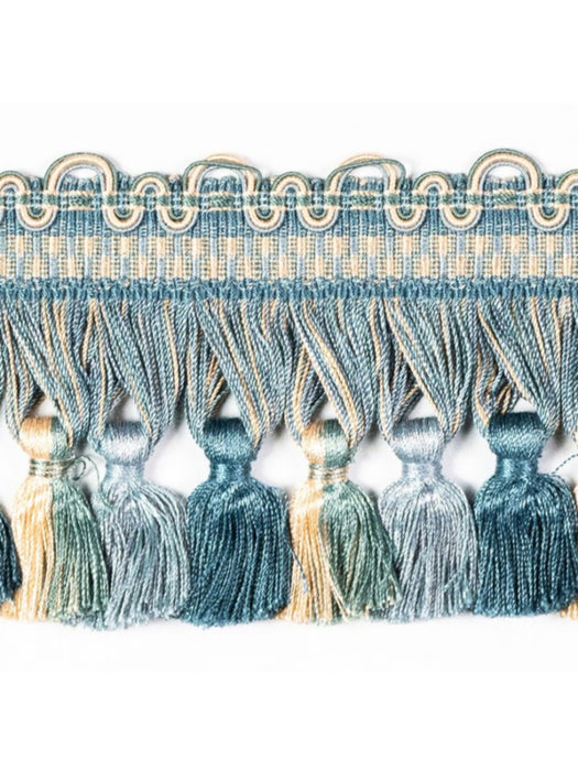 Scalamandre Safari Tassel Fringe Teal Trim PL44440421