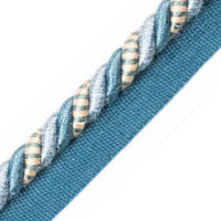 Scalamandre Safari Cord With Tape B Teal Trim PL44640421
